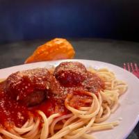 Spaghetti & Meatballs Dinner Special · Housemade meatballs and red sauce. Add Italian or house made chicken sausage for an addition...