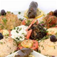 Large Mixed Appetizers · A mix of up to 7 appetizers. Served with bread