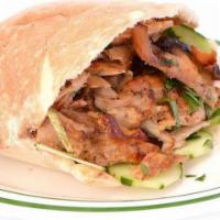 Chicken Doner Pita Bread · Turkish gyro shawarma