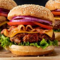 1. 100% Beef Burger · Ground or chopped beef patty.