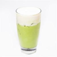  - Thai Green Milk Cap Tea · Thai green milk tea topped with organic soft salted creamy milk cap.