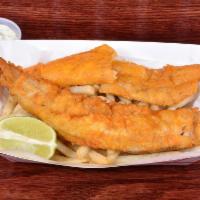 2 Piece Whiting Fish with Fries and Soda · 