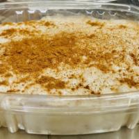 Homemade rice pudding  · Our delicious homemade rice pudding with cinnamon