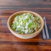 Ceasar Salad · Romaine lettuce, croutons, Parmesan cheese and Caesar dressing.