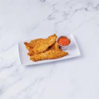 Chicken Fingers · 6 pieces. Freshly seasoned chicken fingers served with honey mustard or tomato sauce. Add fr...
