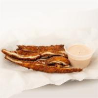 Cutlets Strips · One Cutlet sliced into strips and served with your choice of sauce