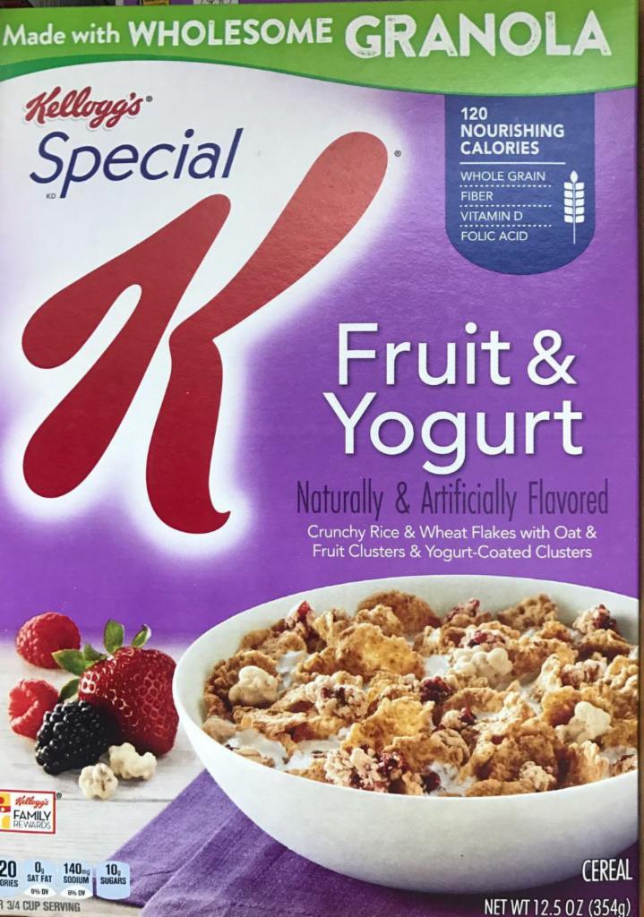 Special k fruit & yogurt  (grocery) · 