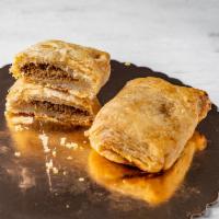 Beef Pattie · 1 Haitian style puff pastries filled with delicious beef.