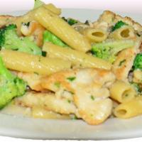 Pasta Chicken and Broccoli · (w/ Pasta Cubes Chicken  Broccoli & (garlic and oil sauce)