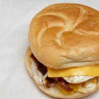 Bacon, Eggs and Cheese Sandwich · 