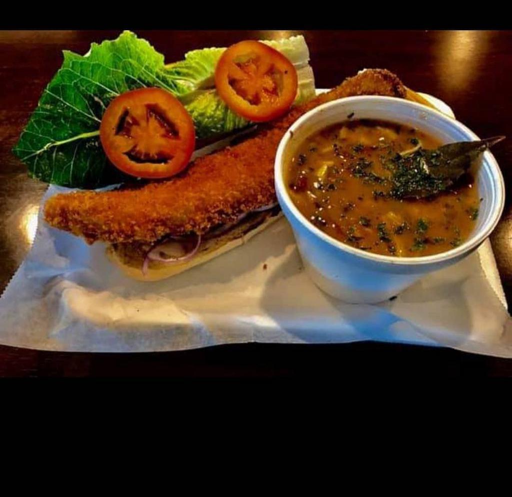 Soup and Sandwich Combo · Choose from Our Pick Your Catch  Sandwich choices and 12 oz soup of your choice
