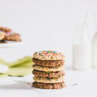 Vanilla Sprinkle Oatmeal Cookie · 