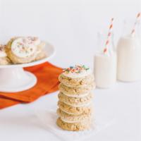 Frosted Sugar Oatmeal Cookie · Gluten free.