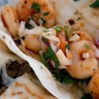 Cajun Shrimp Taco · Served with yum yum coleslaw.