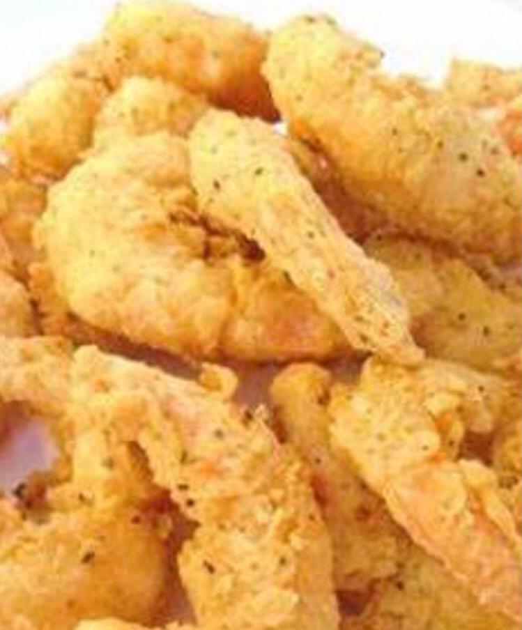 Shrimp  · Comes with 6 shrimp, fries and hush puppies 