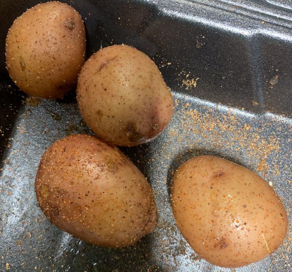 Red potatoes (cajun boiled) · 