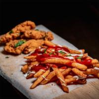 3 Chik'N Tenders with Fries  · Get a serving of four fresh, crispy and golden brown chicken tenders fried served with side ...