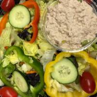 9. Tuna over Tossed Salad · Over tossed salad with oil and vinegar.