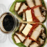 49. Chicken Cutlet Wrap · Served with fresh mozzarella, roasted peppers and balsamic vinegar.