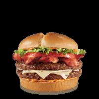 FlameThrower® GrillBurger™ · Two 1/4 lb.* 100% beef burger topped with DQ® fiery FlameThrower® sauce, melted pepper jack ...