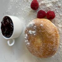 Raspberry Donut · Donut with raspberry jam