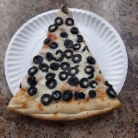 Black Olive Pizza by the Slice · 