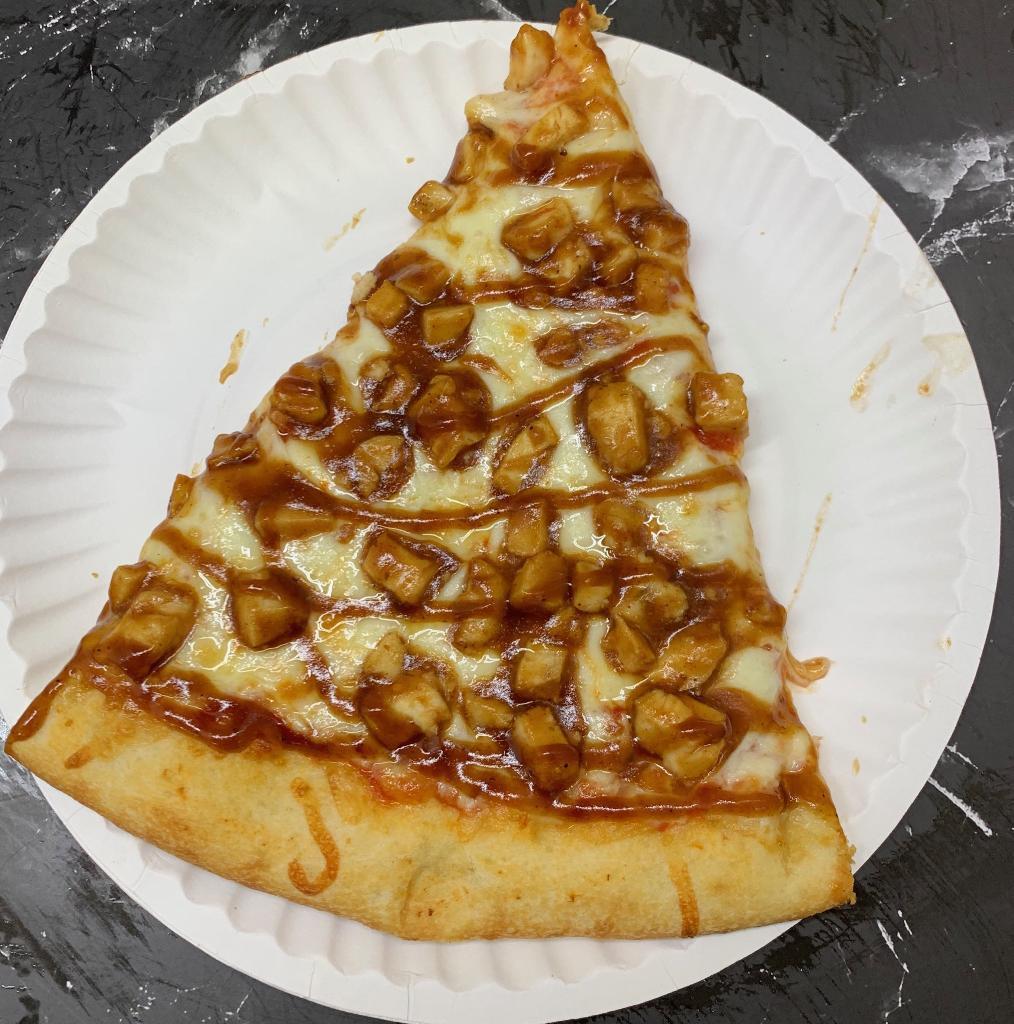 BBQ Chicken Pizza by the Slice · 