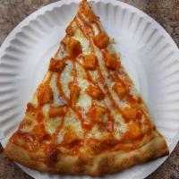 Buffalo Chicken Pizza by the Slice · 