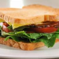 BLT · Bacon, lettuce, and tomato.