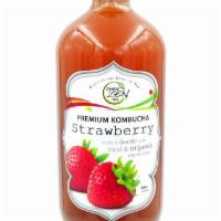 Strawberry Kombucha · Tasting Notes: Sweet, Fruity.

Washington organic strawberries are fermented with kombucha t...