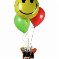 Rootbeer Surprise · IBC Rootbeer, candy bars, and balloons make this a fun and cheerful gift for anybody!