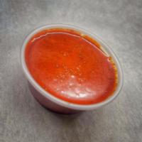 Hot Sauce (1.5 oz) · 1. 5 ounce homemade special red hot sauce.