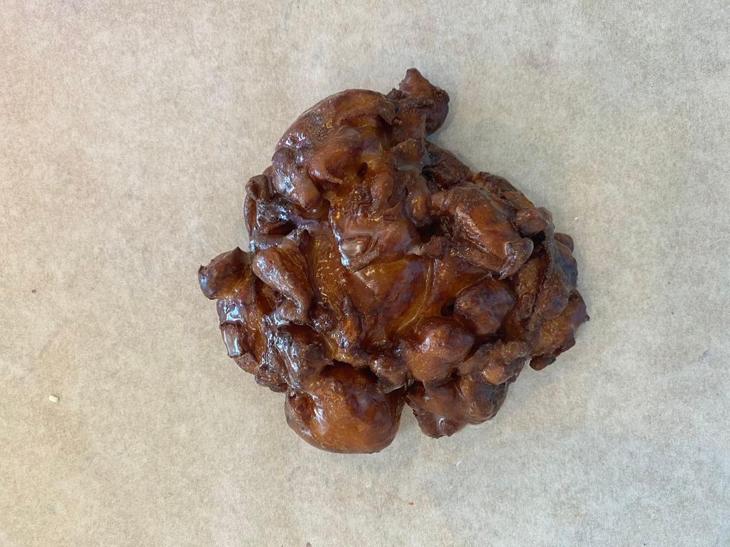 Mini Apple Fritter · Crispy fritter with bits of apple and cinnamon