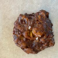 Apple Fritter · Crispy fritter with bits of apple and cinnamon