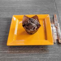 Double Chocolate Chip Muffin · This muffin is for those who love chocolate! Freshly baked, these muffins has chocolate insi...