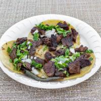 Carne Asada Taco Platter · Grilled carne asada (skirt steak). Served on a corn tortilla with fresh onion, cilantro, and...