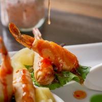 Little Mermaid · Marinated shrimp stuff pork in Thai herbs wrapped with rice paper dipping in house sweet and...
