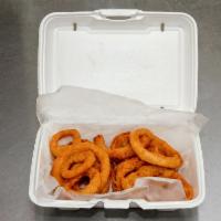 Onion Rings · Fried battered onion.