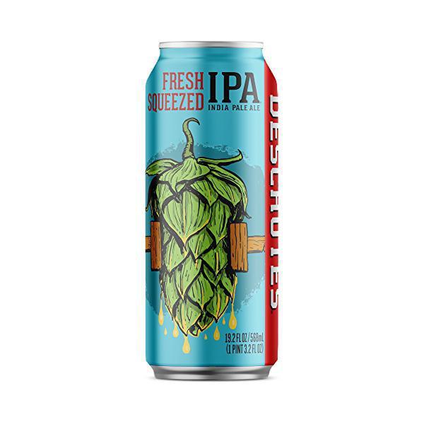 19.2 oz. Deschutes Fresh Squeezed IPA (single beer can) · 6.5 % abv. Must be 21 to purchase. 