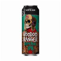 19.2 oz. New Belgium Vodoo Ranger Imperial IPA (single beer can)  · 9 % abv. Must be 21 to purchase. 