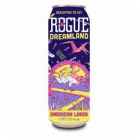 19.2 oz. Rogue DreamLand American Lager  · 4.8 % abv. Must be 21 to purchase. 