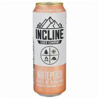 19.2 oz. Incline Cider White Peach · 6.9 % abv. Must be 21 to purchase. 