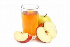 apple juice  · 100% fresh juice , no water or sugar added.