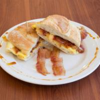 Bacon, Egg and Cheese Sandwich  · 
