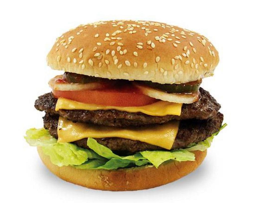 2. Double cheeseburger · 
