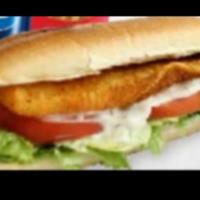 12. Whiting Fish sandwich · Firm flaky fish sandwich.
