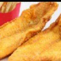 Whiting Fish with Fries and Soda · 