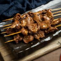 BBQ Chicken Gizzard 烤雞胗 · An organ commonly found in birds and some other animals.
