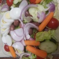 Garden Salad · Served with your choice of dressing.