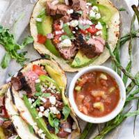 Grilled steak taco · 